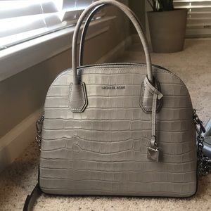 Michael Kors Spring 2018 Grey Alligator Purse